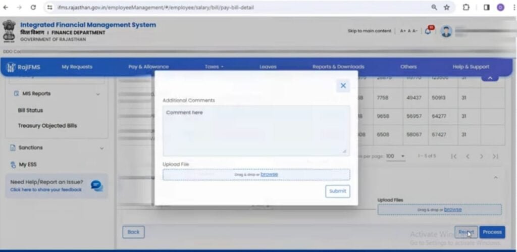 IFMS 3.0 BILL REVERT AND REGENERATE