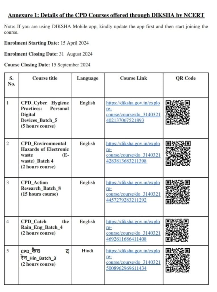 CPD TRAINING LINK 2024