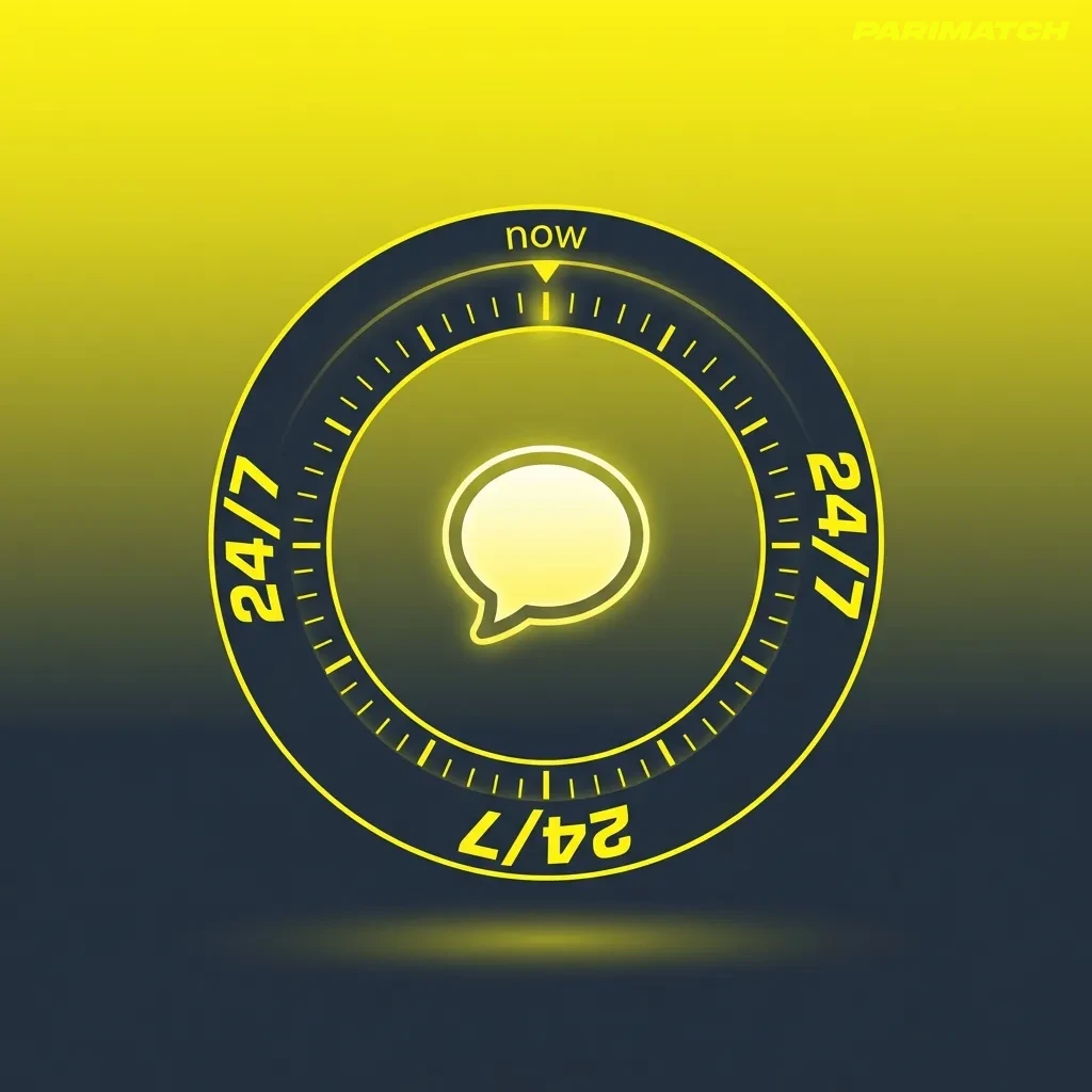 Customer support agent providing real-time assistance through live chat interface on website for immediate help — Parimatch in India