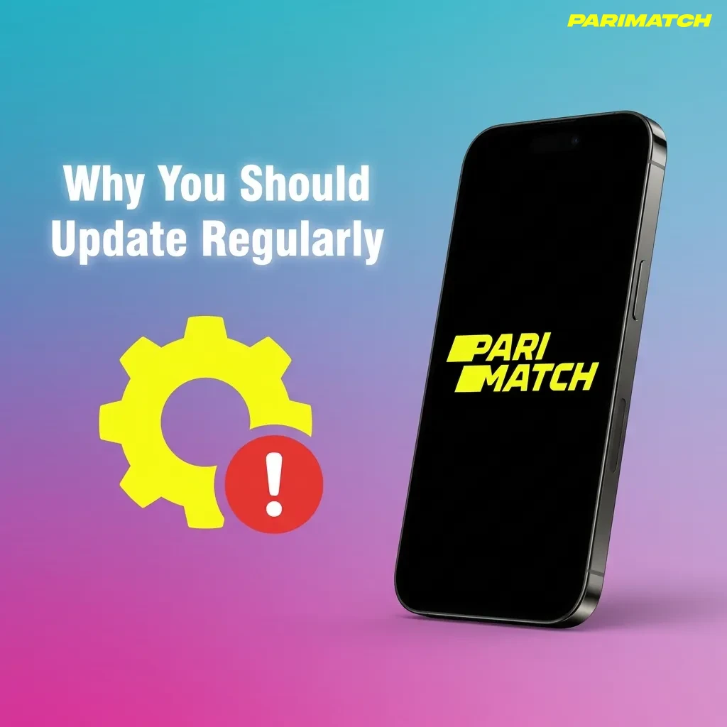 Person updating mobile app to access latest features, security patches, and improved performance on smartphone — Parimatch in India