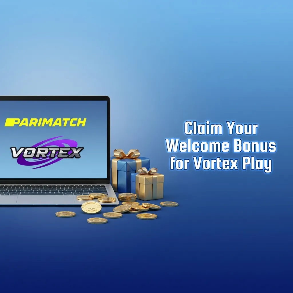 Step-by-step guide showing how Indian players claim Parimatch welcome bonuses for Vortex Play casino game — Parimatch in India