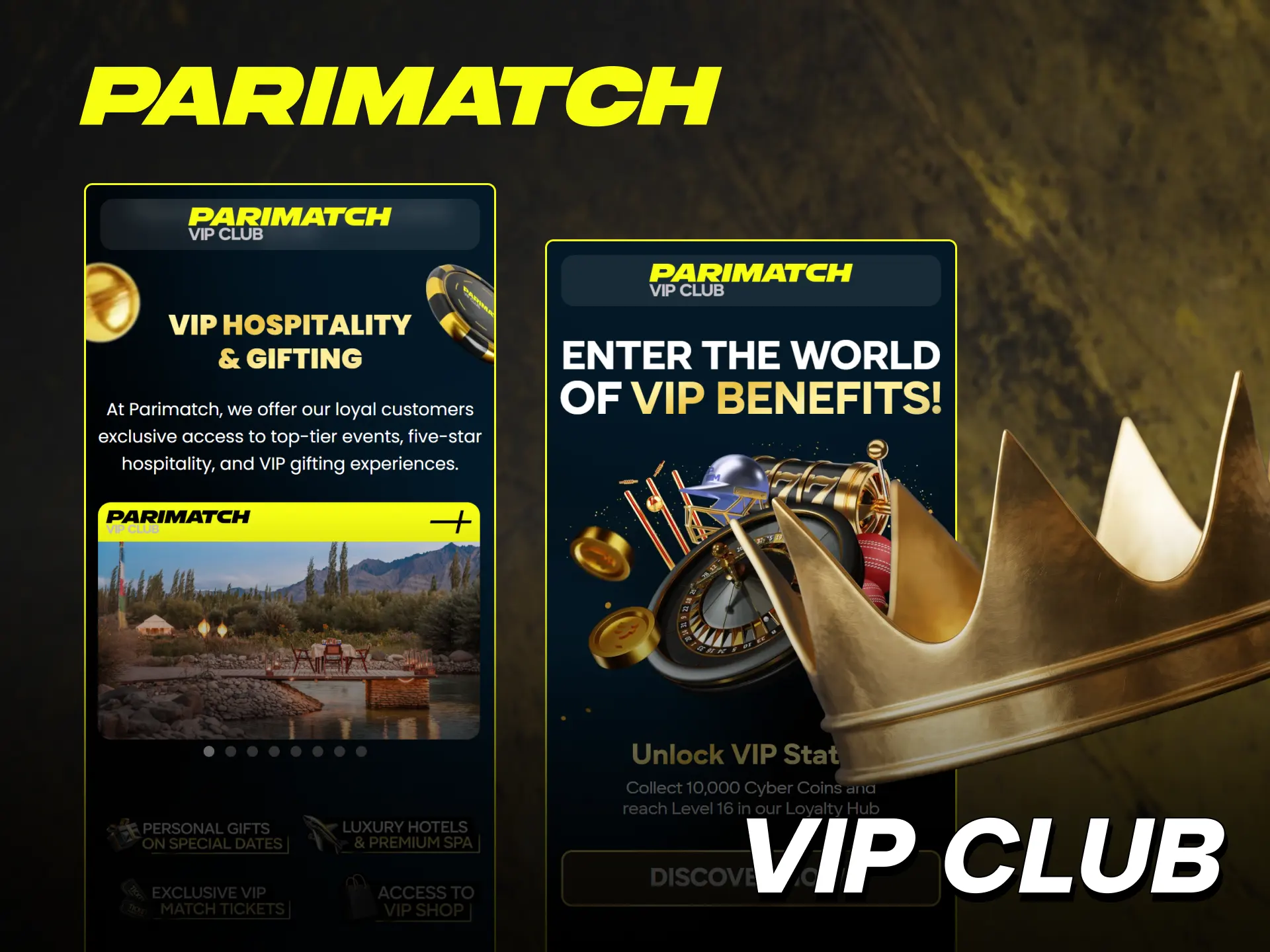Join the exclusive Parimatch India VIP program for premium benefits.